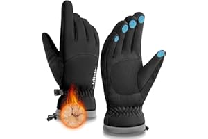 SIMARI Winter Waterproof Warm Gloves Women Men with Touchscreen Fingers, Ski Snow Windproof for Cold Weather Thermal, for Running Hiking Driving Cycling Outdoor Sports Daily Work