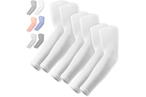 OutdoorEssentials UV Sun Protection Arm Sleeves - Compression Arm Sleeve, UV Arm Sleeves Men, Women - Golf Cooling Sleeves