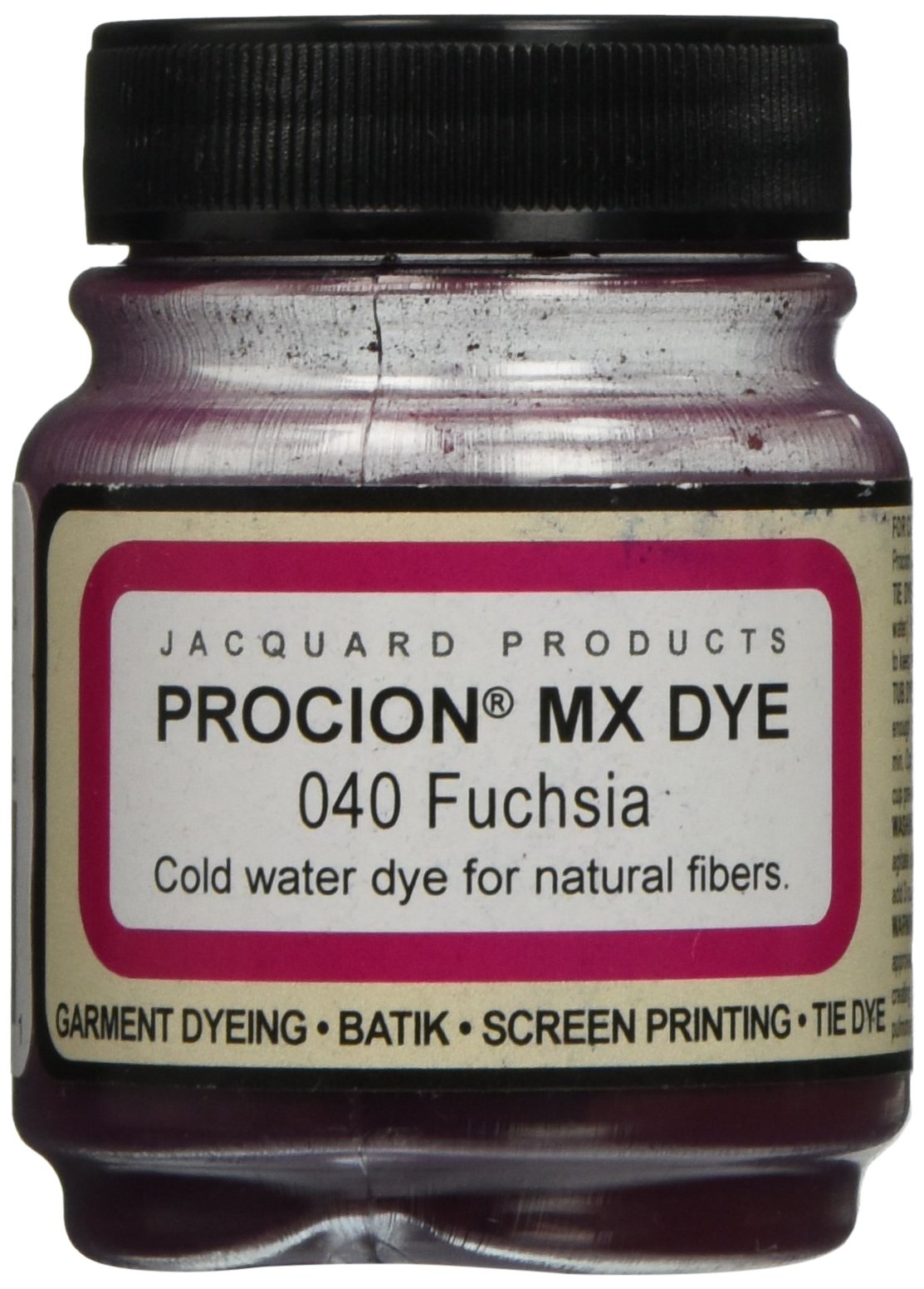 Jacquard Products Fuchsia -Jacquard Procion Dye, Acrylic, Multicolour,4.74x5.08x5.33 cm