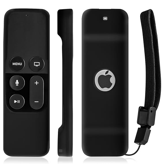 Fosmon Apple TV (4th Gen) Remote Hülle - [Bienenstock Serie] Leichte Rutschfeste Stoßfeste Silikon Schutzhülle Tasche Case Co