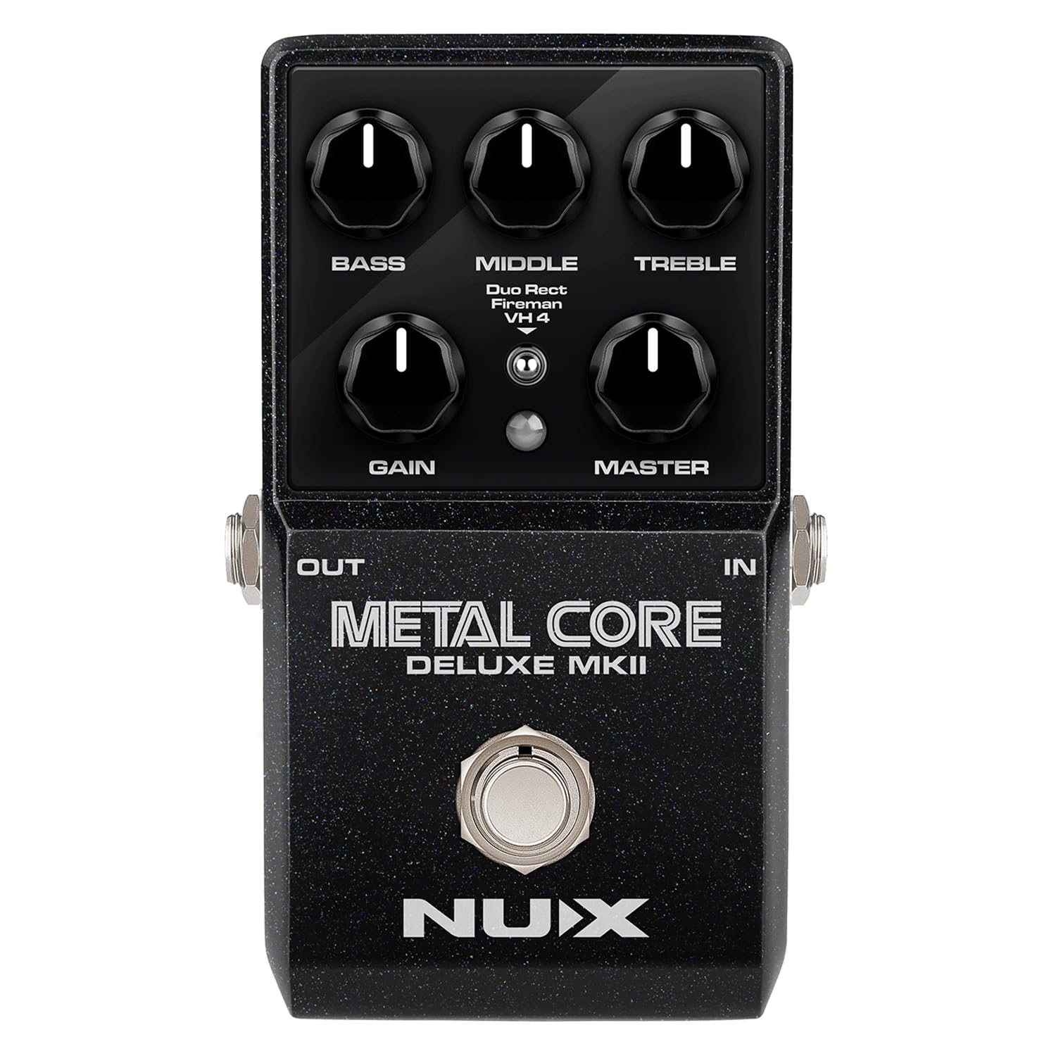 NU-X | Metal Core Deluxe mkII Pedal With 3 Selectable High Gain Valve Amp Models