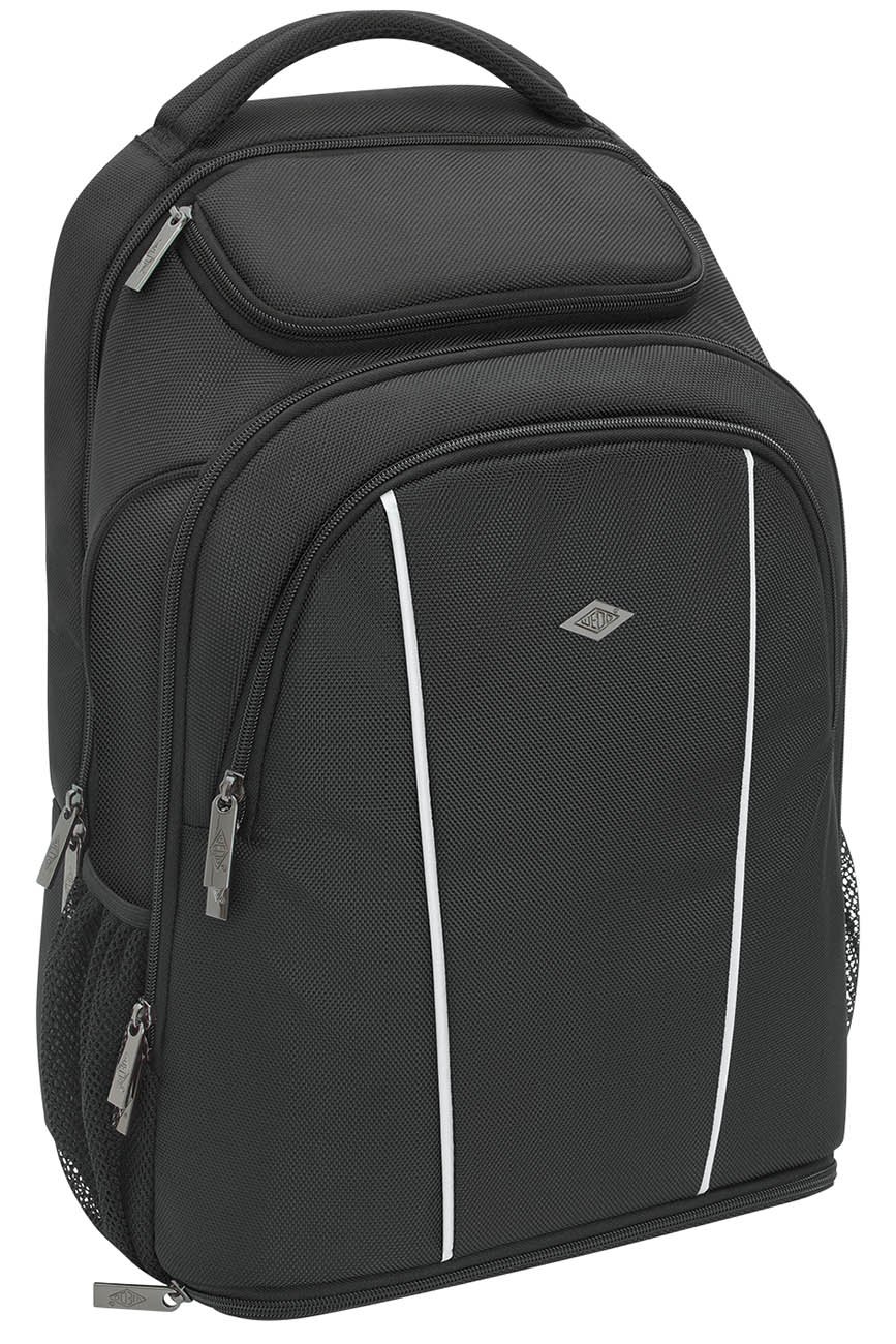 Wedo Business Rucksack mit Komfortausstattung Casual Daypack, 51 cm, Black (Schwarz)