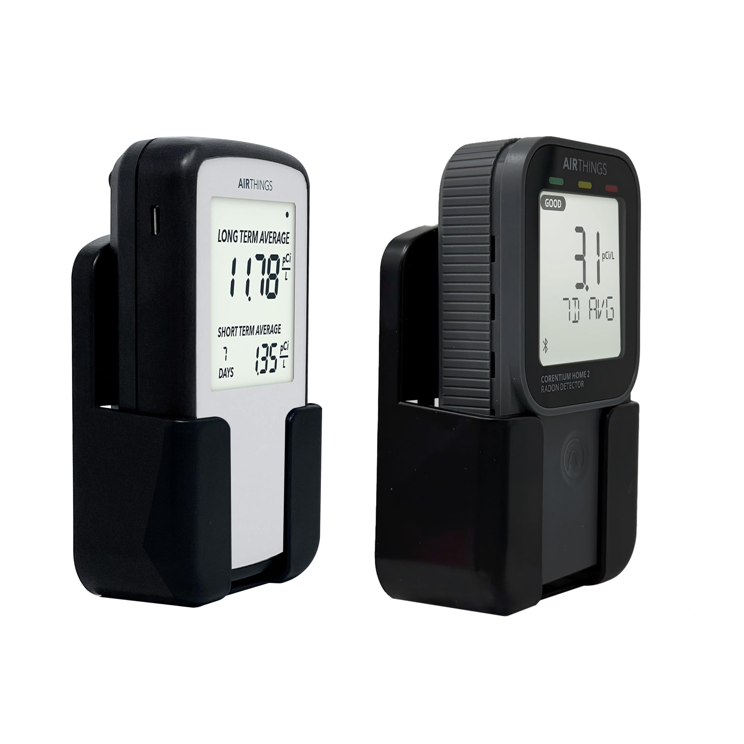 Multiple Purposes Case for Corentium Home Radon Detector by Airthings, for Desktop and Wall-Mounted