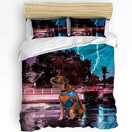 Amazon Com Ezon Ch King Size 3 Piece Duvet Cover Set Twill Plush