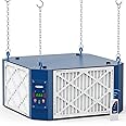 ALORAIR 360 Degree Intake Air Filtration System Woodworking - (1050/1350 CFM) with Strong Vortex Fan, Hanging Mode for Garage Works Shop, Shop Dust Collectors, Purecare 1350