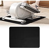 Double-Side Non-Slip Workout Mat for Elliptical Machine, Stepper Mat for Under Desk Ellipticals, Foot Peddler Ellipse Leg Exerciser Mats, Enhanced Stability & Floor Protection
