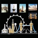 LEGO Architecture London Skyline 21034 Model Kit London Eye Big Ben Tower Bridge view 3