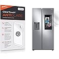 BoxWave Screen Protector Compatible with Samsung Family Hub Refrigerator with Generic (Non-AKG) Speaker - ClearTouch Anti-Glare (2-Pack), Anti-Fingerprint Matte Film Skin