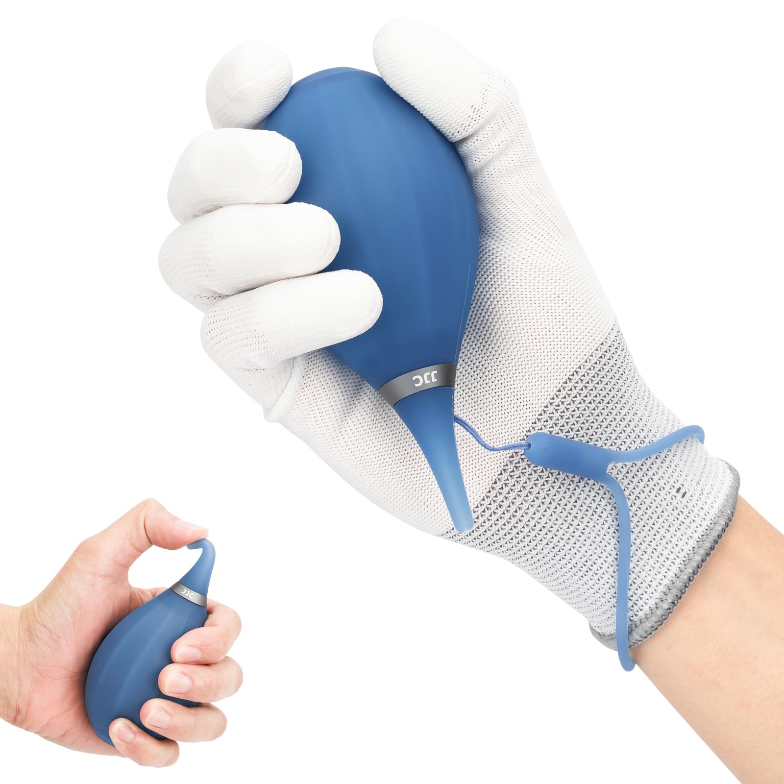 Photo 1 of [Upgraded Version] Soft Tip Silicone Camera Dust Blower Lens Air Blower,Camera Lens Cleaner Air Blower for Sensor LCD Keyboards Filters Alcohol Ink Printing,Dust Blower Replace Canned Air-Blue