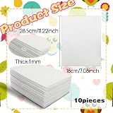 Divina Vitae Felt Sheets 7x11 10Pcs White Black for Crafts DIY Sewing view 7