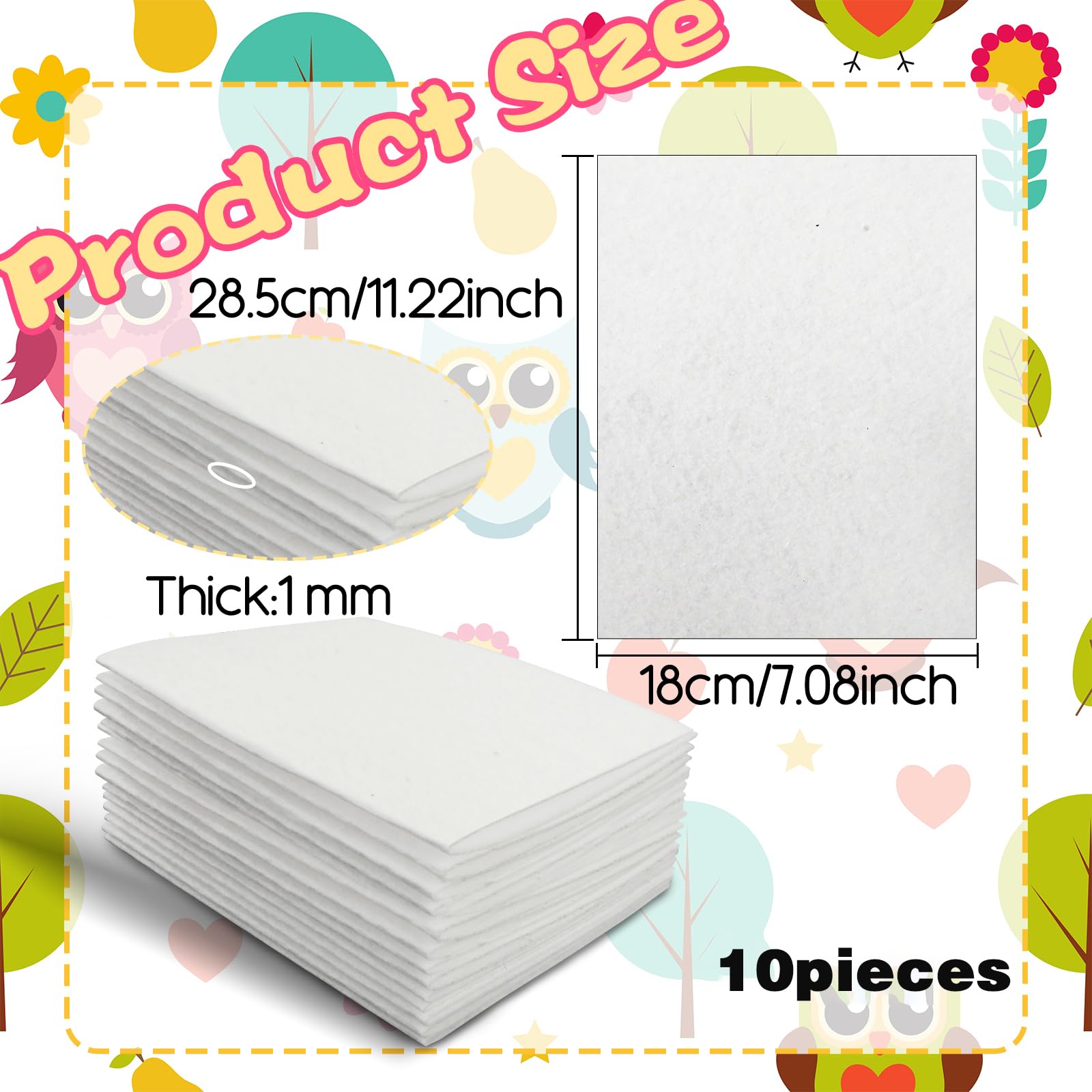 Felt Sheets Fabric, 7