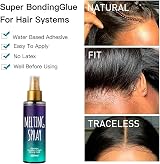EONFAVE Lace Tint Spray 120ml Wig Adhesive Glue Strong Hold Invisible Bond view 3