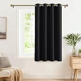 PONY DANCE Blackout Curtain 52x54 Eyelet Thermal Bedroom Living Room