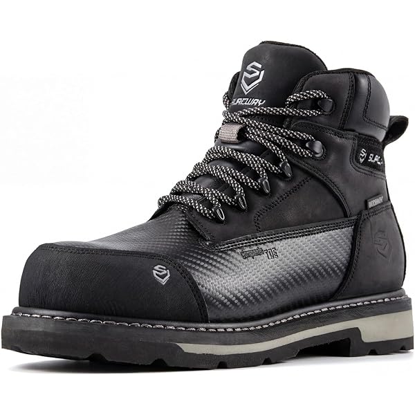 Iron Age Boots Mens 13 Black Rubber Slip Resist Sole Cushion Steel Shank USA Iron age mens steel toe safety rubber work boots waterproof  main image 4