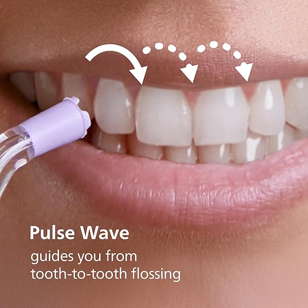 PHILIPS SONICARE CORDLESS POWER FLOSSER 3000 – WATER FLOSSER WITH INNOVATIVE QUAD STREAM TECHNOLOGY, ORAL IRRIGATOR WITH 2 FLOSSING MODES AND 3 PRESSURE LEVELS, IPX7 WATERPROOF, BLACK, HX3826/23