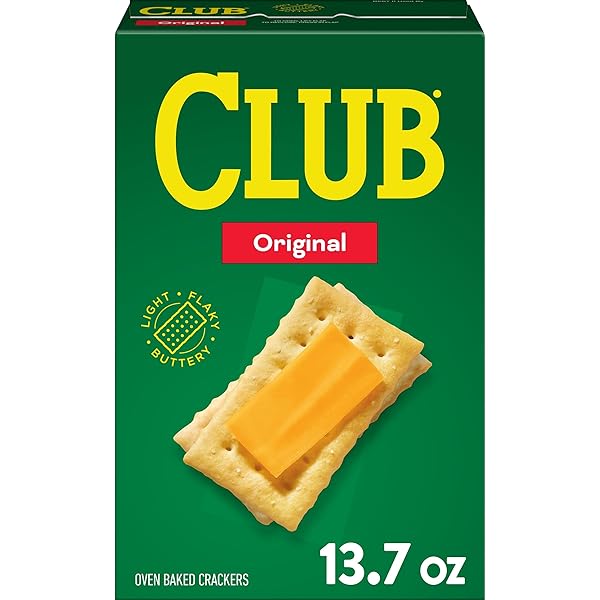 CLUB CRACKERS, LUNCH SNACKS, SNACK CRACKERS, ORIGINAL, 13.7OZ...