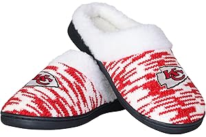 FOCON FOCO NFL Sherpa Lined Colorblend Cup Sole Slippers