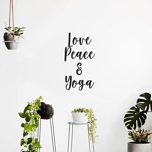 yoga wall decor