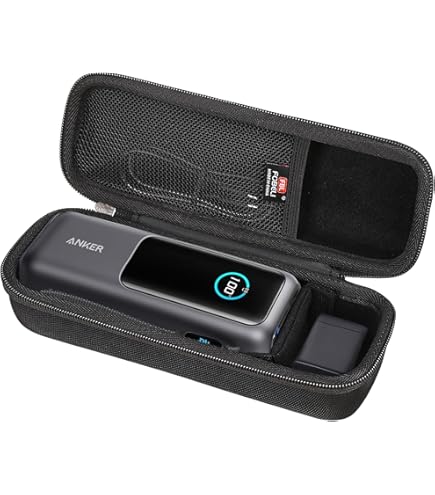 Anker Power Bank 25000mAh, 165W ケース付 Amazon.com: WERJIA Travel Hard Case for Anker Laptop Power Bank