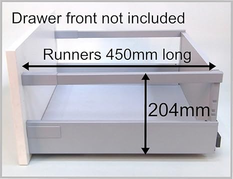 Blum Soft Close Replacement Kitchen Drawer Box Deep Complete