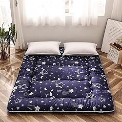 Navy Star Futon Mattress Japanese Floor Mattress