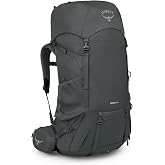 Osprey Renn 65L Women's Backpacking Backpack, Gray OS | hiking pack, camping gear, overnight trail pack, Gray color, OS size