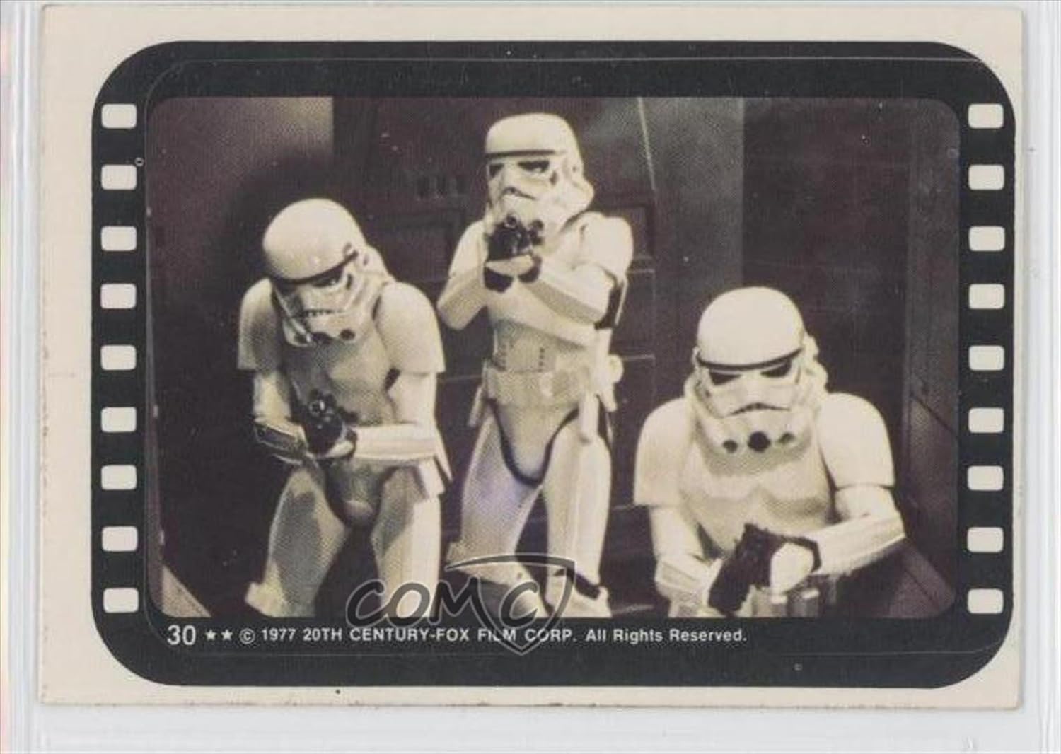 Stormtroopers (Trading Card) 1977 Star Wars Stickers 30