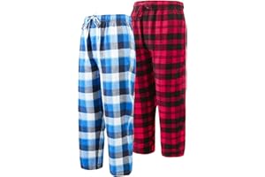 BYX SweetLeisure Big Boys Young Cotton Plaid Lounge Pants Sleepwear Bottoms 8 10 12 14 16
