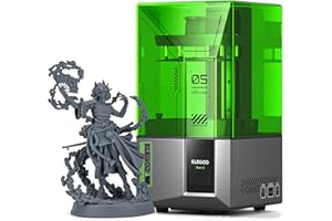 ELEGOO Mars 5 MSLA Resin 3D Printer, Smart Mechanical Sensor, Intelligent Automatic Leveling, COB Light Source, 6.6-inch Mono 4K LCD Screen, Large Printing Size 143.43 x 89.6 x 150 mm³