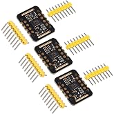 AITRIP 3PCS Heart Rate Sensor Module MAX30102 Puls Detection Blood Oxygen Concentration for Arduino STM32 (3PCS Black MAX30102)