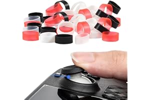 MYPUQIAO 72 Pieces Precision Rings, Aim Assist Target Motion Control, Silicone Joystick Protector Compatible with PlayStation 4 (PS4), PS5, Xbox One, Xbox Series X, Switch Pro and Scuf Controller Grips