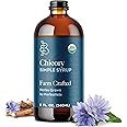 Chicory Simple Syrup for Drinks by Bluestem Botanicals, Cocktail Mixers, Mocktail Mixers for Drinks, Non Alcoholic Drinks Syrup, 8oz. Bottle