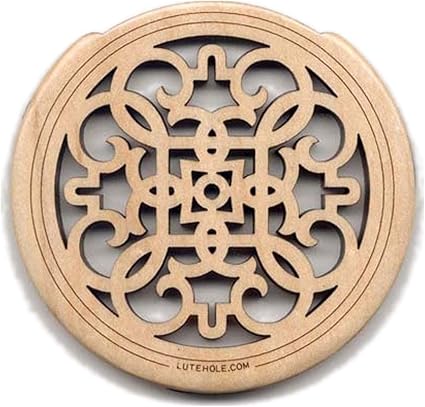 The Lute Hole Company Design 13 Soundhole Cover 4in For Feedback Control In Maple Amazon Co Uk Musical Instruments