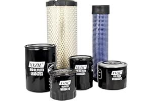 XYZIL Service Filter Set LVA21128 Compatible with John Deere 3025E 3032E 3036E 3038E Compact Utility Tractor LVA14703 LVA1605
