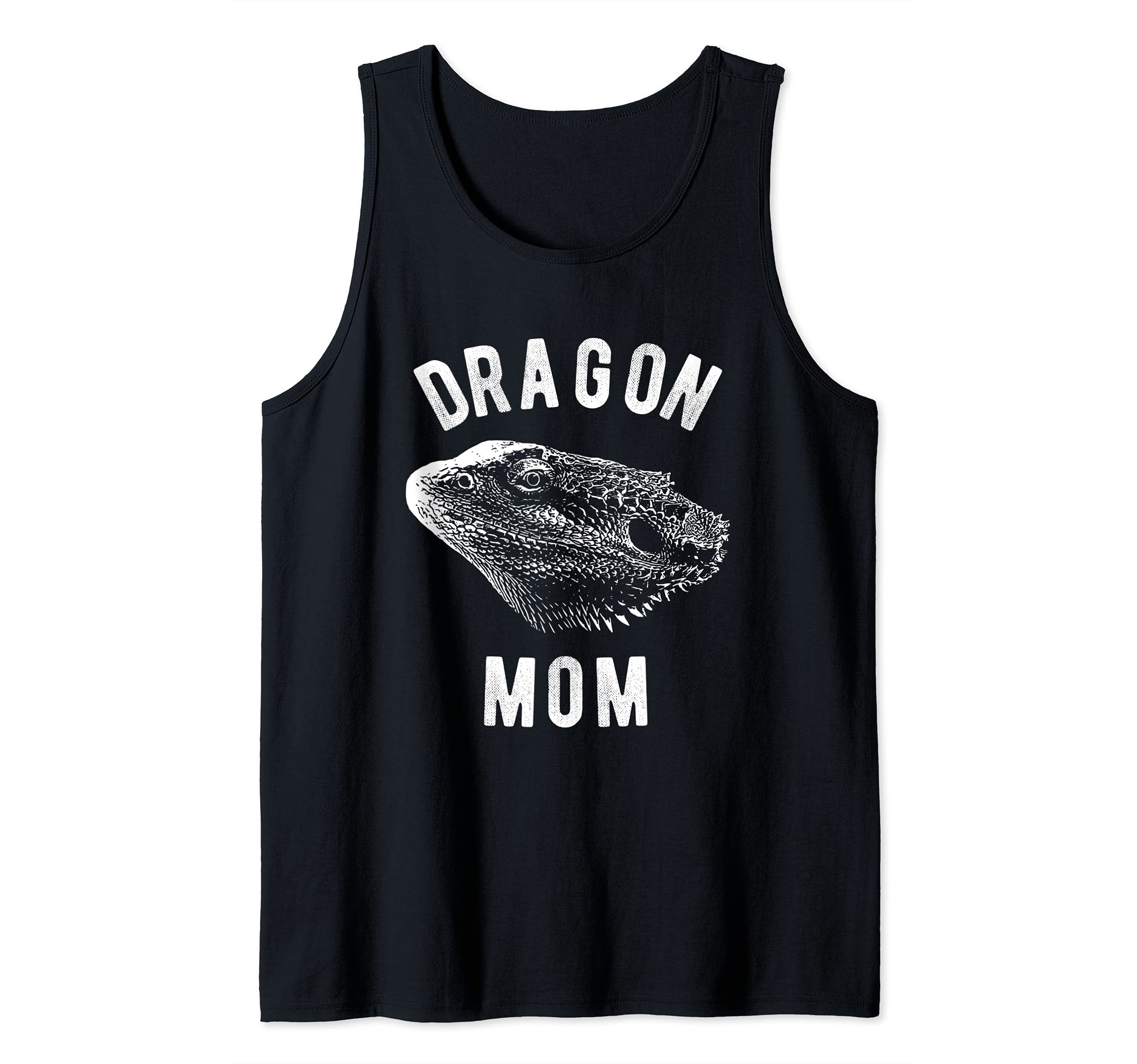 Tiny dinosaur - Lizard Reptile - Bearded Dragon Mom Tank Top