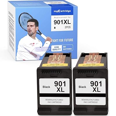Buy Mycartridge Remanufactured Ink Cartridge Replacement For Hp 901xl 901 For Hp Officejet J4500 J4680 J4580 J4540 J4550 J4660 J4624 J4640 2 Black Online In Indonesia B081tmz8xr