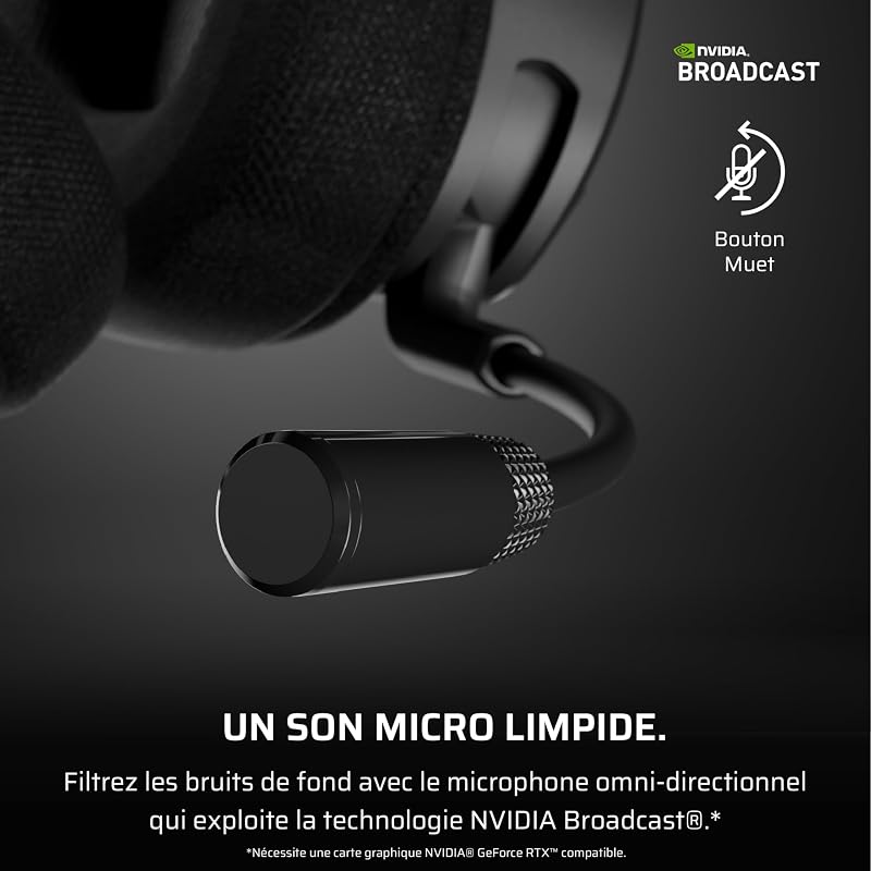 Void v2 Casque de Jeu sans Fil avec Bluetooth – Carbone