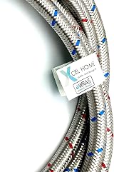 Xcel Home WRAS 500mm M10 to 1/2 Inch Flexible Pipe Tap Connector Stainless view 5