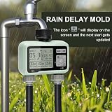 Johgee 2 Zone Sprinkler Timer, Programmable Watering System with Rain Delay view 7