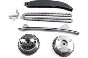 AUCERAMIC G4NC Timing Chain Kit with Intake&Exhaust CVVT Sprocket Fit for Hyundai Elantra 2014-2016,Tucson 2014-2020,Kia Soul