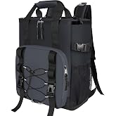 24 Can Cooler Backpack, Insulated &amp; Leak Proof Backpack Cooler | Portable Cooler Bag, Heavy Duty Waterproof Back Pack with Padded Handle for Lunch, Picnic Beach, Camping, Men &amp; Women