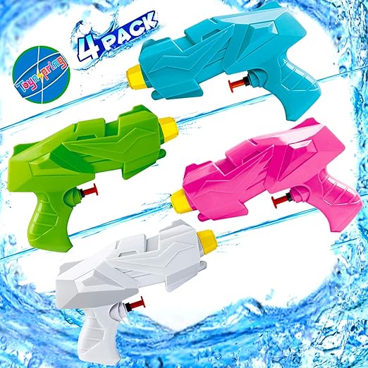 Water Squirt Guns for Kids Adults,4 Pack Water Pistols for Dog Cat