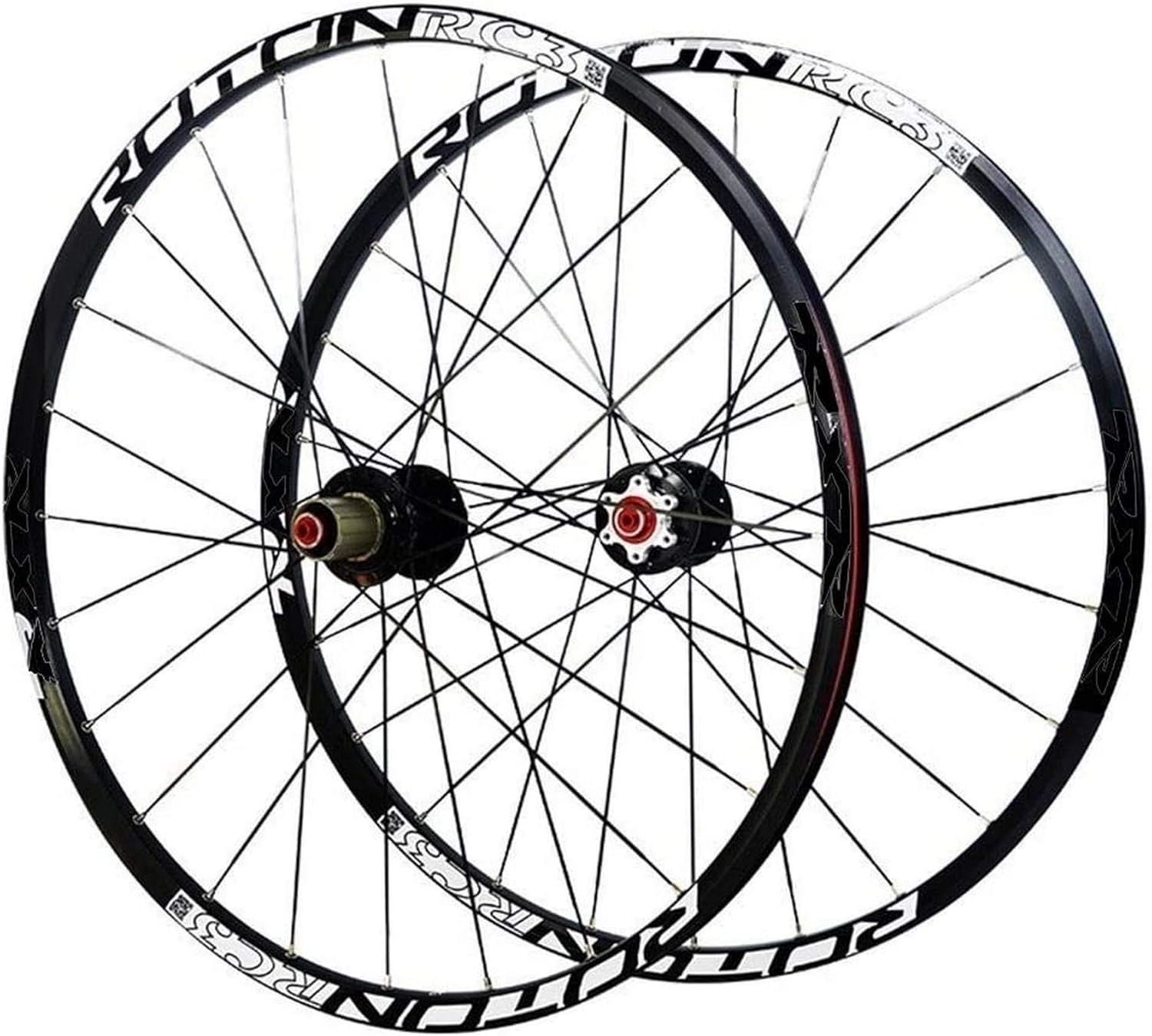 26" 27.5" Mountain Bike Wheelset, Alloy Double Wall MTB Front and rear