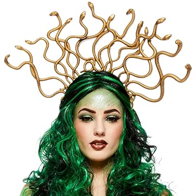 Womens Medusa Serpiente Headpiece en la venda: Amazon.es: Juguetes y juegos