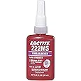 Loctite 135334 Purple 222MS Low Strength Thread Locker, 300 Degrees F Maximum Temperature, 50 mL Bottle