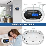 XINDUM Carbon Monoxide Detector with LCD Display 10 Year Battery Black view 6