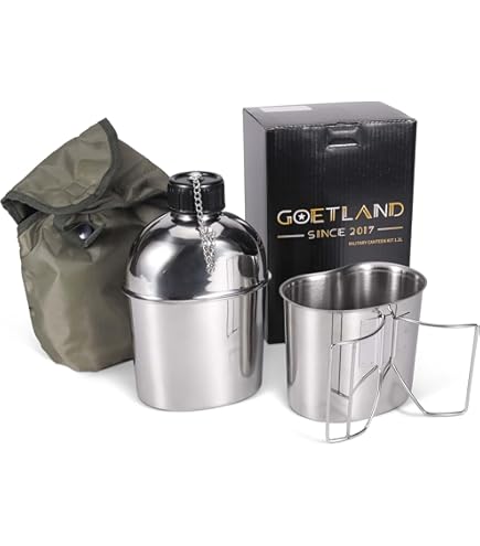 Gourde Militaire Cantine Avec étui ALICE – Armée, Randonnée, Pro-Force Olive
