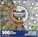 Karmin International Color a Puzzle - Mandalas Butterflies Design Puzzle (500 Piece)