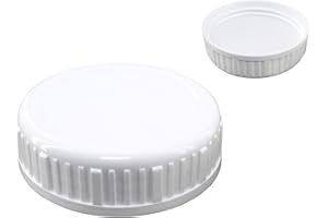 GENERIC Heavy Duty 63mm (63/485) Double Sure-Seal Cap, White (12)