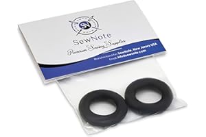SewNote Sewing Machine Bobbin Winder Rubber Tire Compatible with Singer Brother Kenmore Janome Babylock - 2 Pack